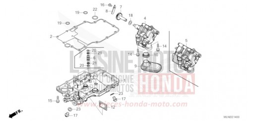 OIL PAN/OIL PUMP CRF1100DS de 2025